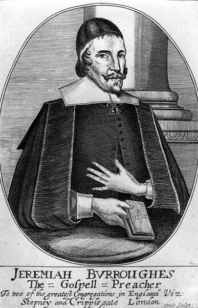 Jeremiah Burroughes (1599-1646), Engraved by Cross by English School